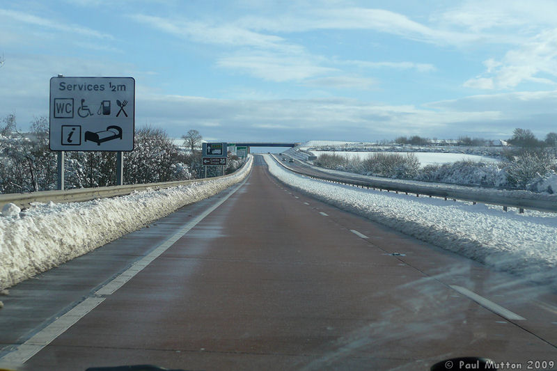 P1020154 Snow cleared roads